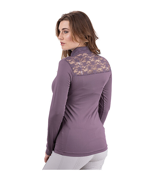 Maglia funzionale a maniche lunghe con pizzo Julia