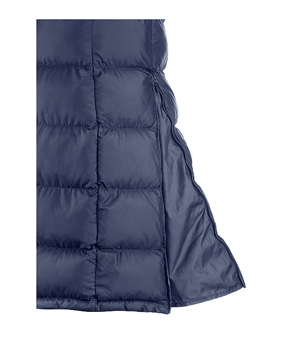 Gilet lungo con cappuccio Clara