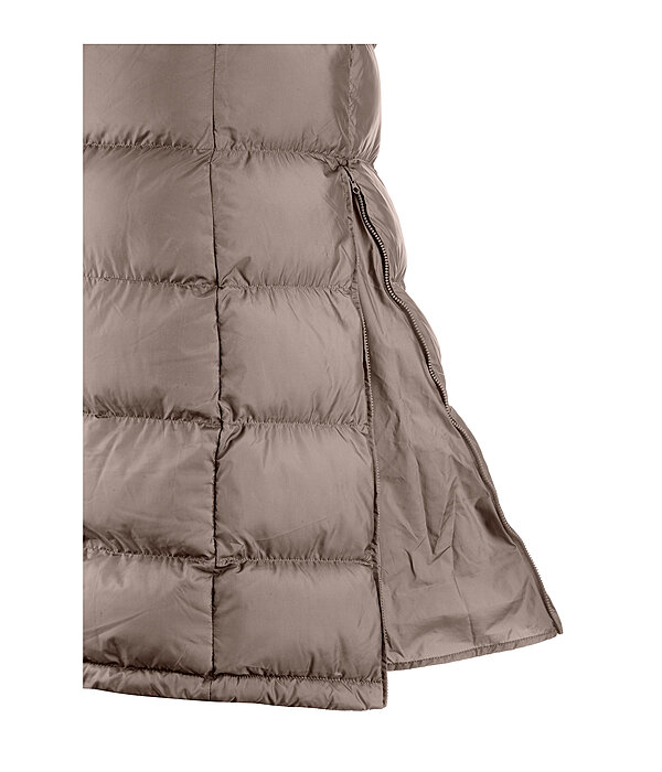 Gilet lungo con cappuccio Clara