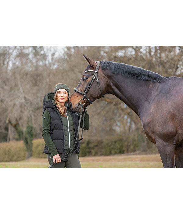 Gilet da equitazione trapuntato con cappuccio Mira II