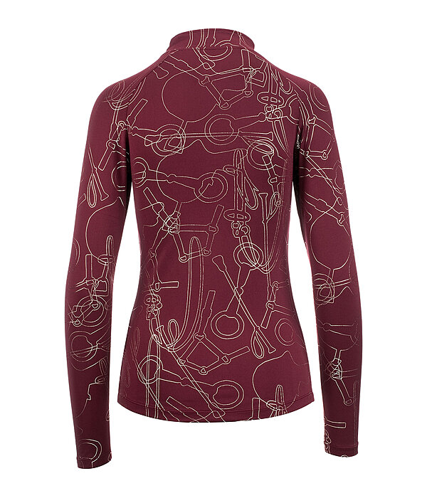 Maglia funzionale a maniche lunghe con zip Hanne