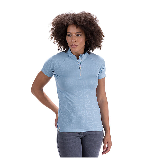 T-shirt funzionale con zip Ann