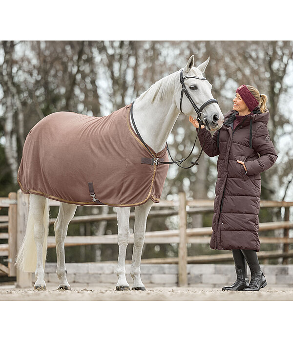 Cappotto da equitazione trapuntato con cappuccio Anne