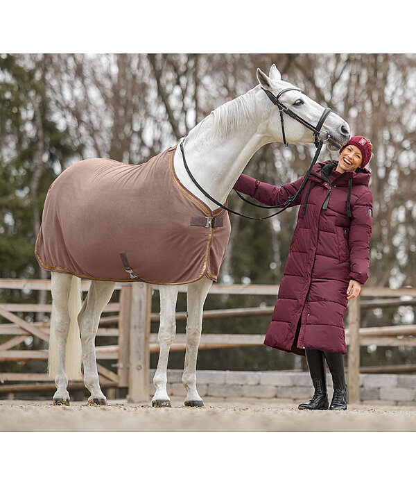 Cappotto da equitazione trapuntato con cappuccio Anne