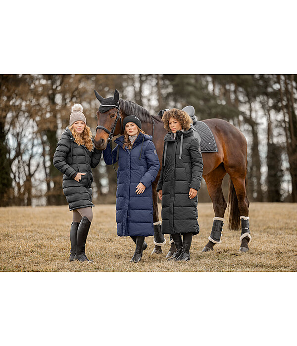 Cappotto da equitazione trapuntato con cappuccio Anne