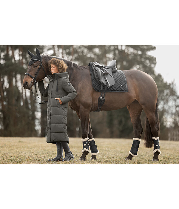 Cappotto da equitazione trapuntato con cappuccio Anne