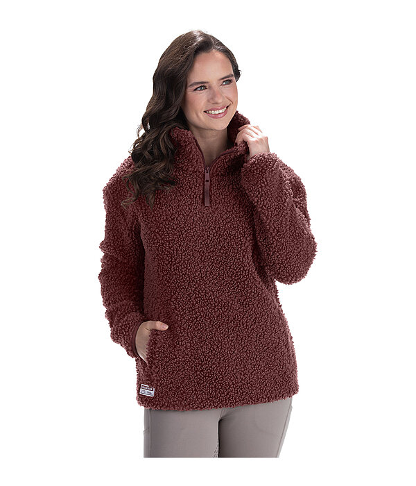 Pullover in pelliccia sintetica Tara