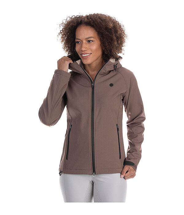 Giacca softshell con cappuccio Laura