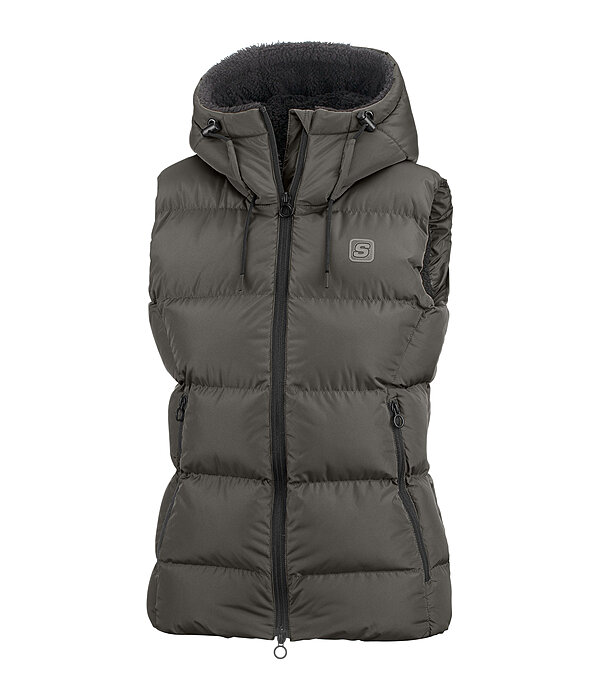 Gilet da equitazione trapuntato con cappuccio Mira III