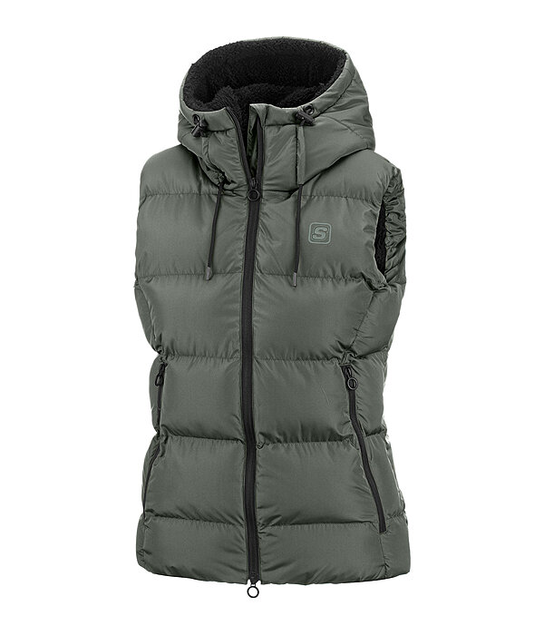 Gilet da equitazione trapuntato con cappuccio Mira III