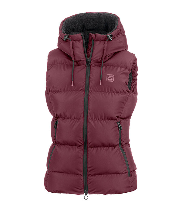 Gilet da equitazione trapuntato con cappuccio Mira III