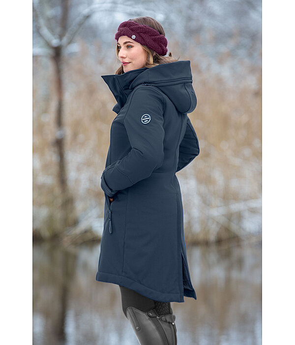 Cappotto da equitazione softshell con cappuccio Aurelie