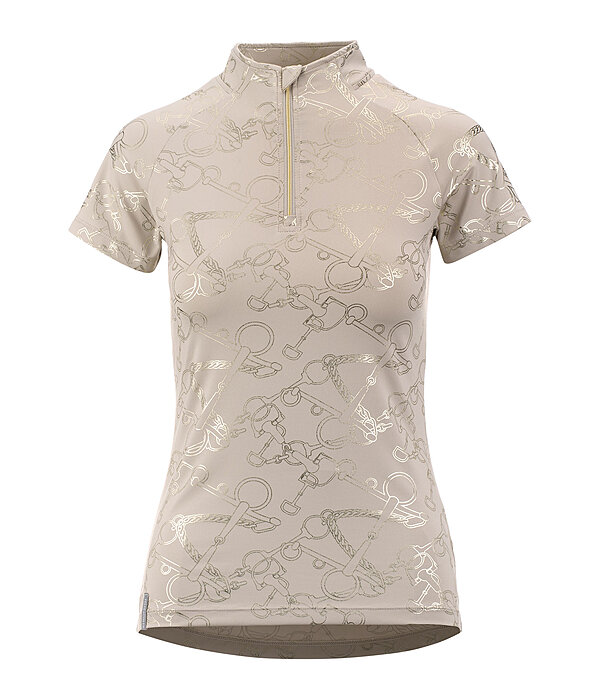 T-shirt funzionale con zip Livia