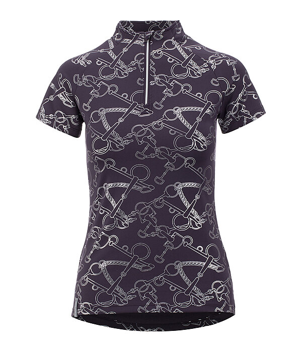 T-shirt funzionale con zip Livia