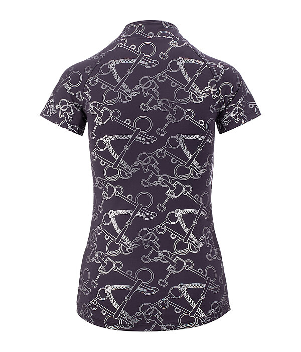 T-shirt funzionale con zip Livia