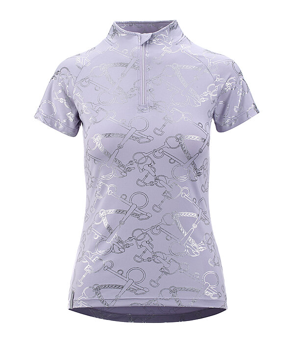 T-shirt funzionale con zip Livia