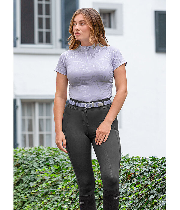T-shirt funzionale con zip Livia