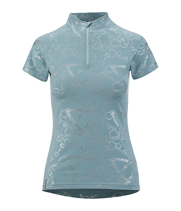 T-shirt funzionale con zip Livia