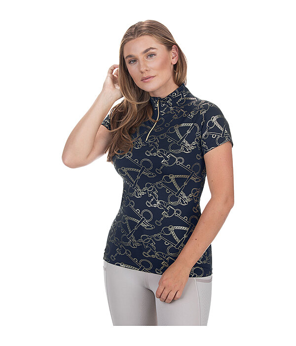T-shirt funzionale con zip Livia