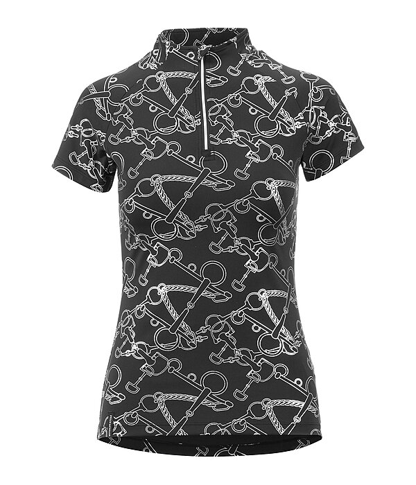 T-shirt funzionale con zip Livia