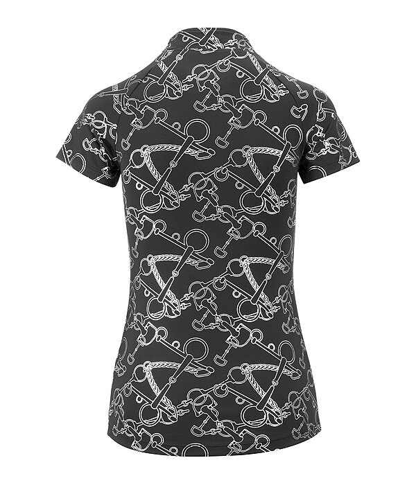 T-shirt funzionale con zip Livia