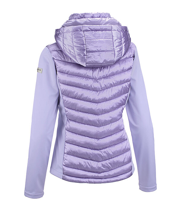 Giacca da equitazione combinata softshell con cappuccio Cora