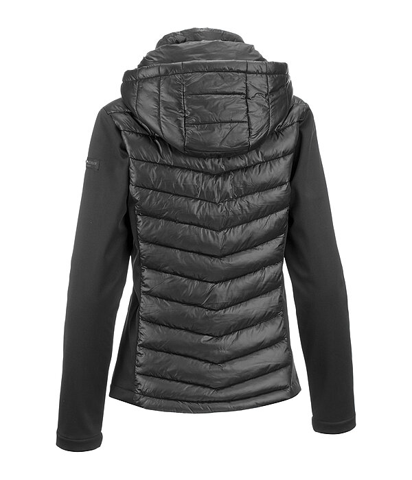 Giacca da equitazione combinata softshell con cappuccio Cora
