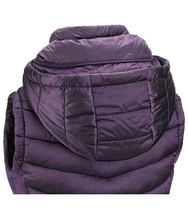 Gilet da equitazione combinato softshell con cappuccio Zoey