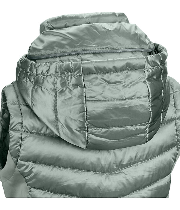 Gilet da equitazione combinato softshell con cappuccio Zoey