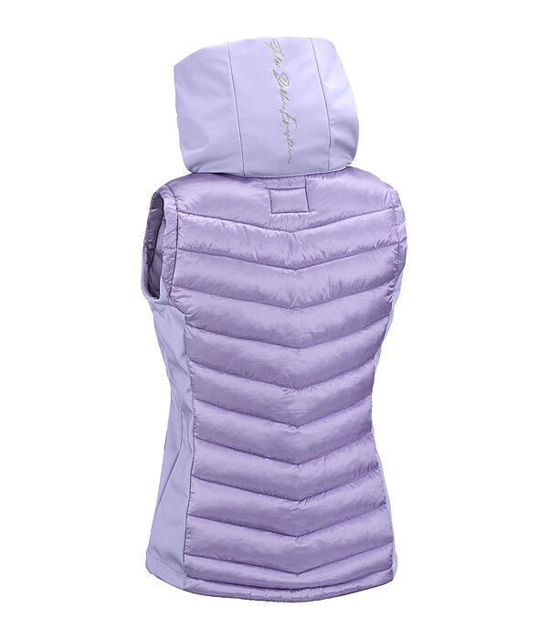 Gilet da equitazione combinato softshell con cappuccio Zoey
