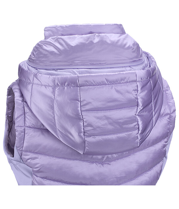 Gilet da equitazione combinato softshell con cappuccio Zoey