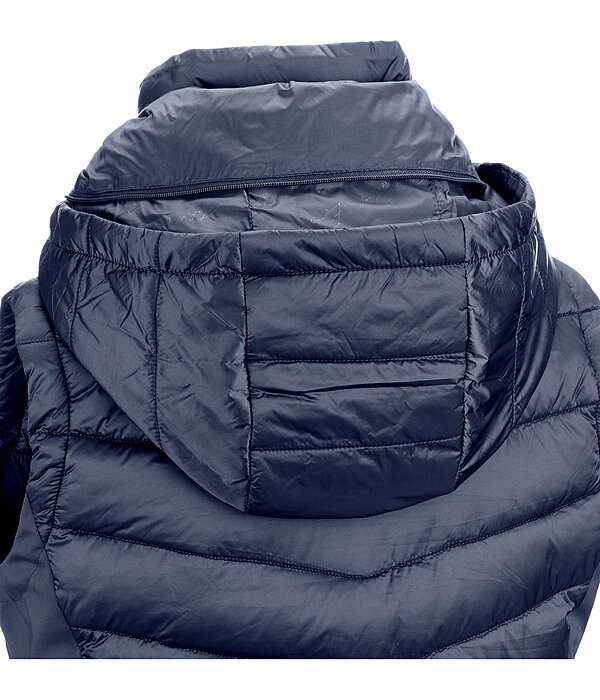 Gilet da equitazione combinato softshell con cappuccio Zoey