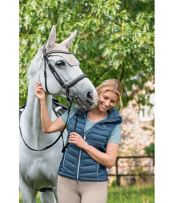 Gilet da equitazione combinato softshell con cappuccio Zoey