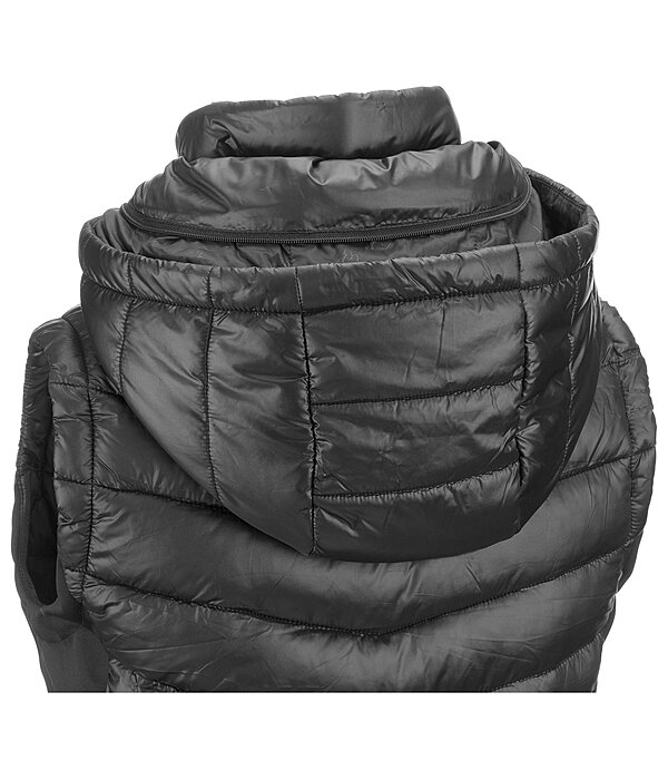 Gilet da equitazione combinato softshell con cappuccio Zoey