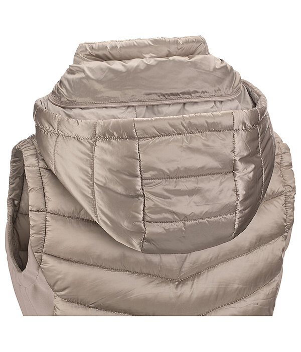 Gilet da equitazione combinato softshell con cappuccio Zoey