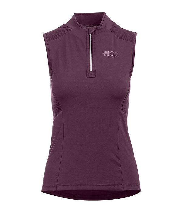 Maglia funzionale con zip Lana