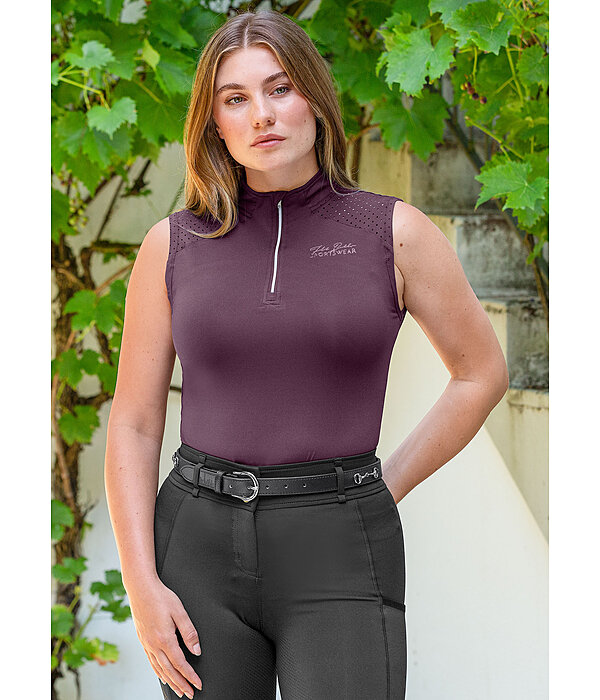 Maglia funzionale con zip Lana