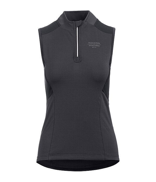 Maglia funzionale con zip Lana