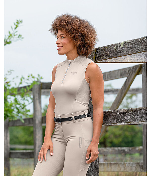 Maglia funzionale con zip Lana