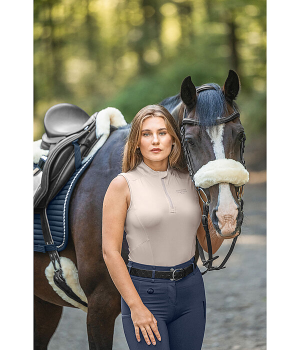 Maglia funzionale con zip Lana