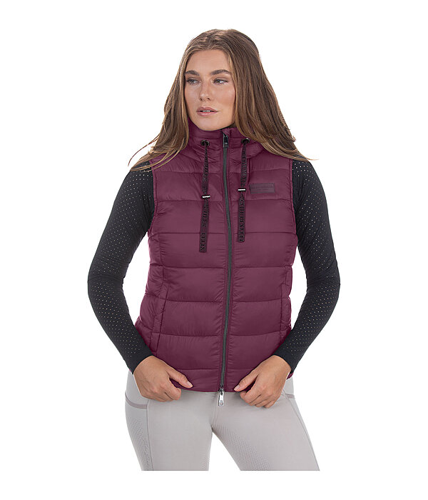 Gilet trapuntato con cappuccio Mila