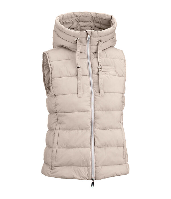 Gilet trapuntato con cappuccio Mila