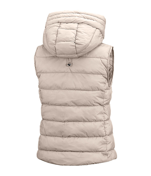 Gilet trapuntato con cappuccio Mila