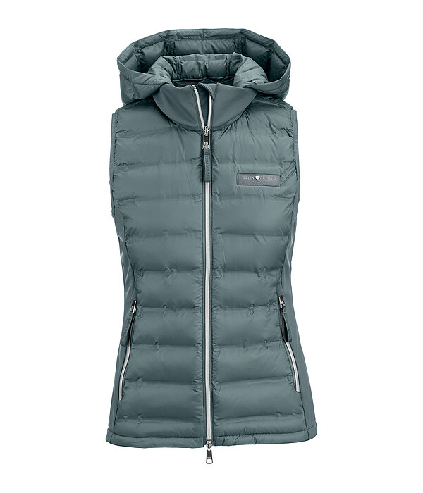 Gilet combinato con cappuccio Lilou