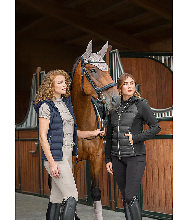 Gilet combinato con cappuccio Lilou