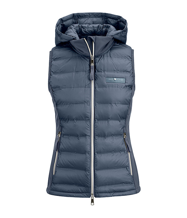 Gilet combinato con cappuccio Lilou