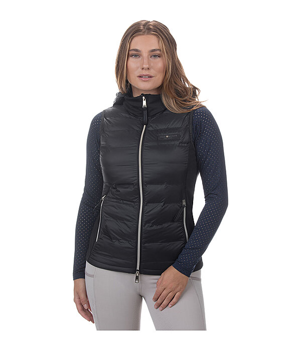 Gilet combinato con cappuccio Lilou