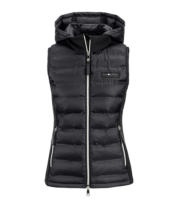 Gilet combinato con cappuccio Lilou