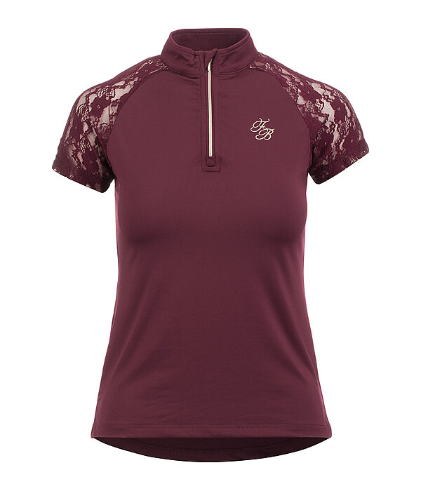T-shirt funzionale con zip Christine