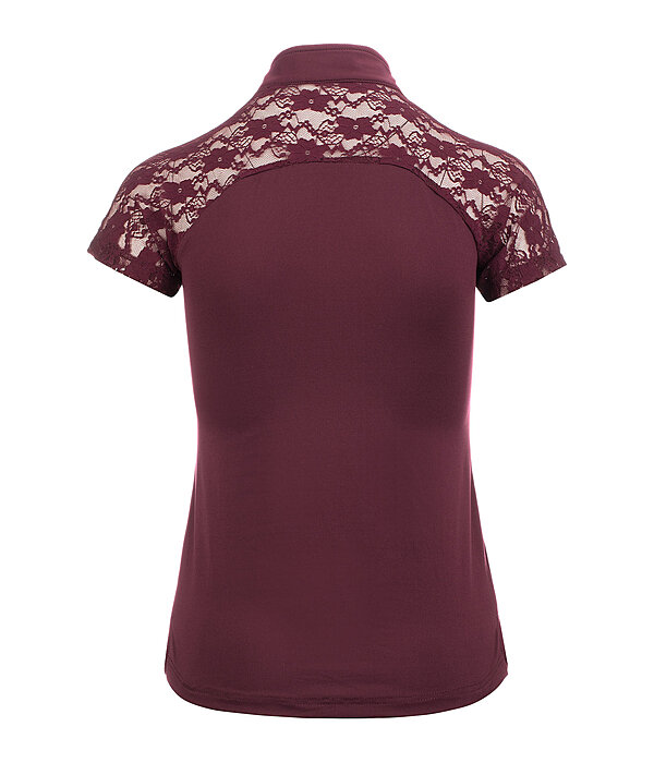 T-shirt funzionale con zip Christine